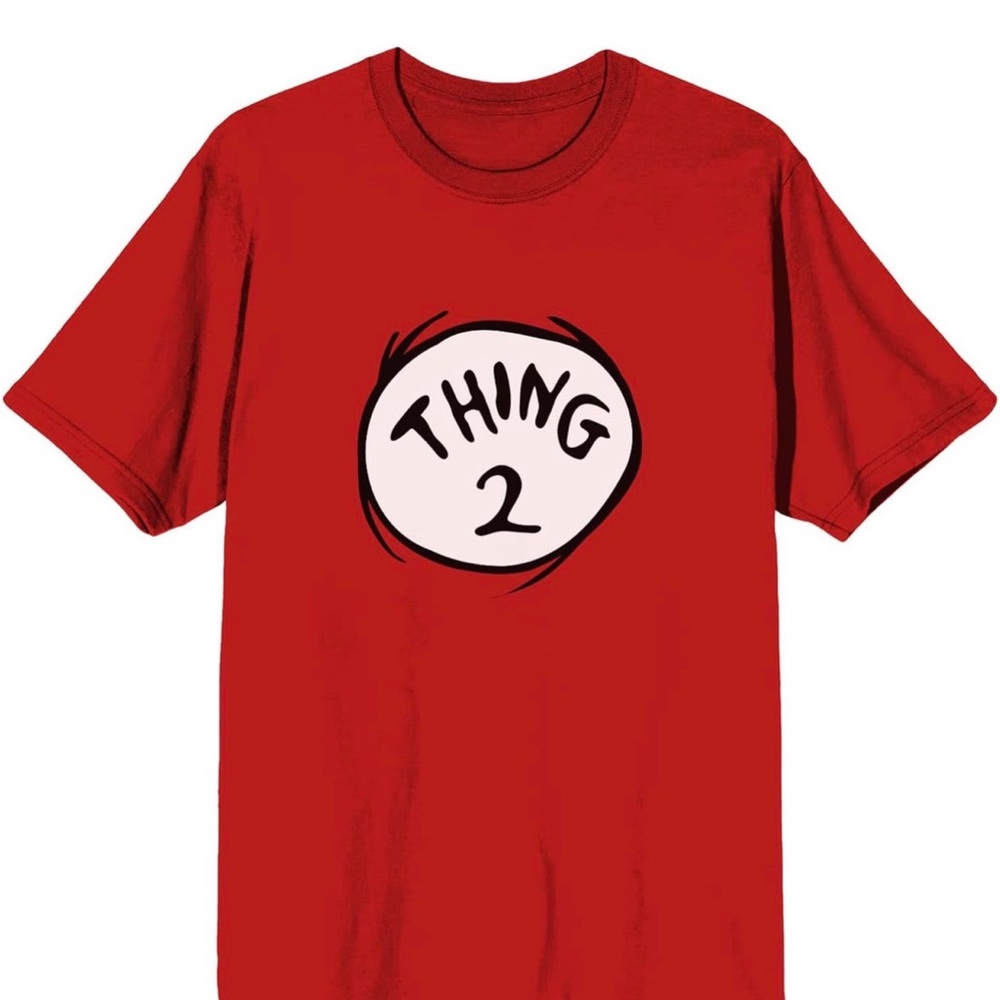 Dr. Seuss Red "Thing 2" Short Sleeve Tee